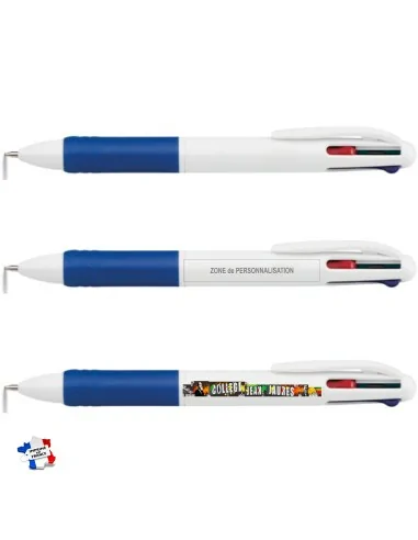 Stylo publicitaire à bille 4 couleurs...