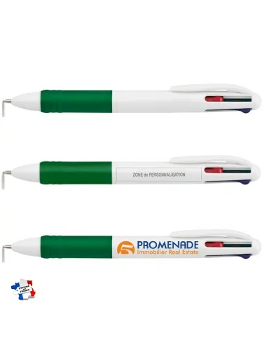 Stylo publicitaire à bille 4 couleurs...