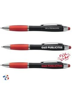 Stylo bille lumineux avec stylet publicitaire 2