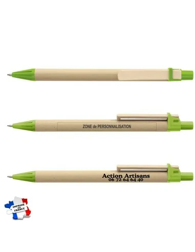 Stylos personnalisés à bille bio en... Stylos personnalisés à bille bio en...