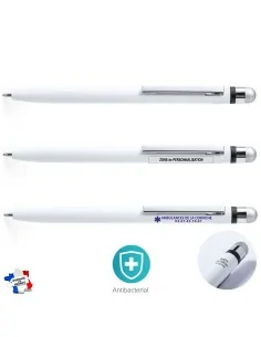 Stylo bille plastique antibactérien personnalisé 2