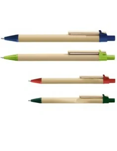 Stylos publicitaires Bio en carton recyclé. Stylos pas chers.