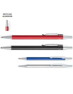 Stylo bille à personnaliser en aluminium recyclé - Paterson - Stylo-France