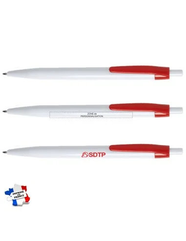 Stylo personnalisé en plastique pas... Stylo personnalisé en plastique pas...