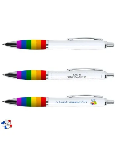 Stylo à personnaliser arc en ciel -... Stylo à personnaliser arc en ciel -...