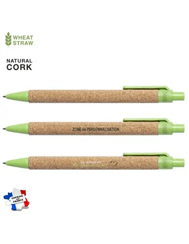 Stylo bille bio avec corps en liège...