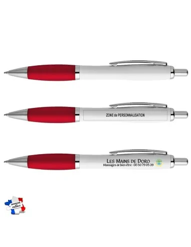 Stylo personnalisé Grip coloré -...