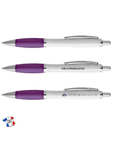 Stylo personnalisé Grip coloré -...