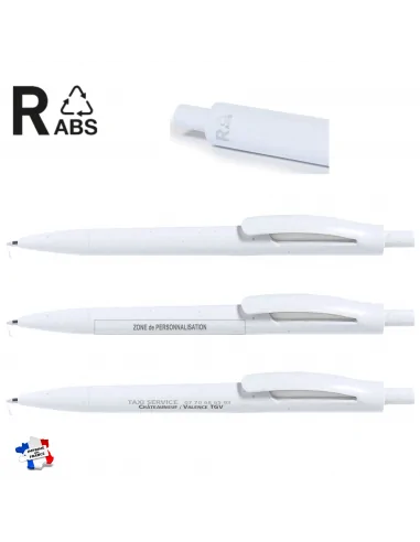 Personnalisation stylo en ABS recyclé... Personnalisation stylo en ABS recyclé...