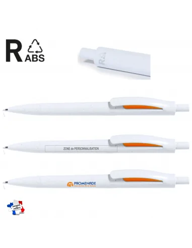 Personnalisation stylo en ABS recyclé... Personnalisation stylo en ABS recyclé...