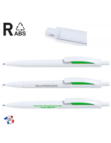 Personnalisation stylo en ABS recyclé... Personnalisation stylo en ABS recyclé...