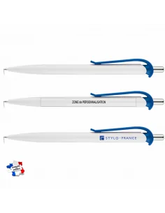 Stylo personnalisé corps blanc 2