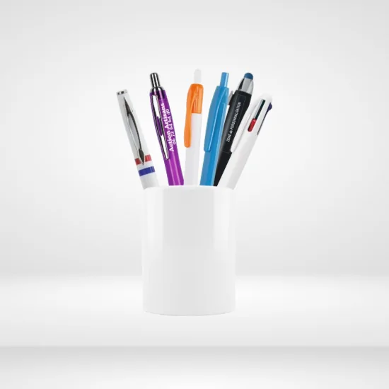 stylos personnalisés en plastique